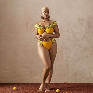 ANDREA IYAMAH MONA MUSTARD BIKINI NWT - NEVER WORN